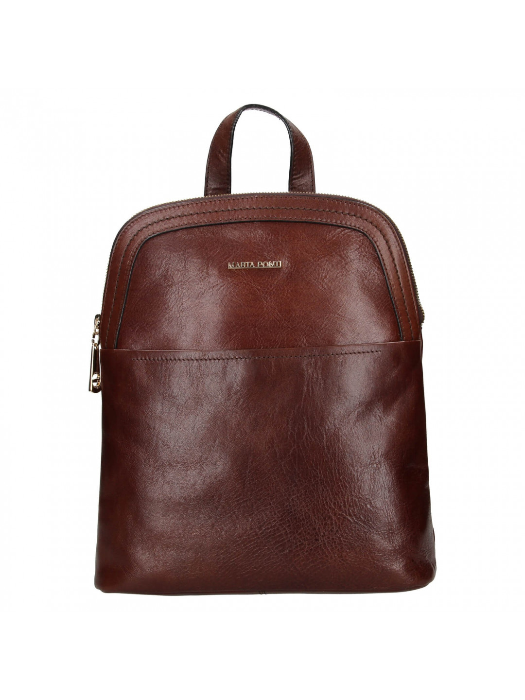 Dámský kožený batoh Marta Ponti Inea – hnědá